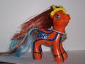 One of the many My Little Pony dolls Chris has made. Burn it with fire!