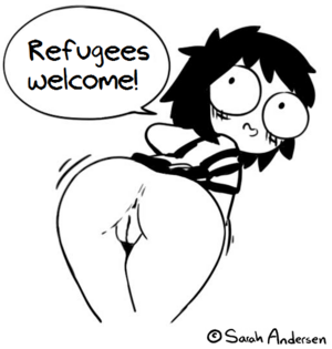 SarahAndersenRefugeesWelcomeInMyVagina.png