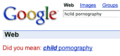 Google, the friendly, helpful search engine.