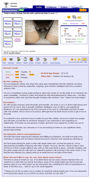 Jack and Heather's SLS profile