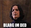 Snape dies.