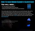 Make cool Bernie glowsticks!