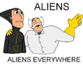 Aliens, aliens everywhere!FAIL