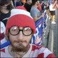 He went to a Trump rally dressed as Waldo. sauce