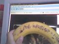 This was a crap banana and very out of focus.