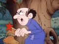 Crossdressing Gargamel.