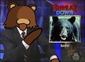 Pokerface pedobear, as double agent on a mission for Dateline NBC; Uses pseudobear as a scapegoat