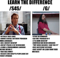 /s4s/ vs. /g/