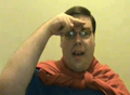 Is it a bird? Is it a plane? No, it's Fat Loser Man!