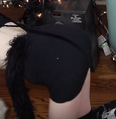 Her bony booty