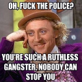 Willy Wonka is unimpressed.