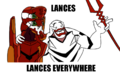 LANCES EVERYWHERE