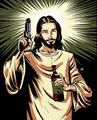 Jesus 'I shoot at cats when I'm drunk' Christ