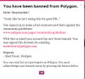 Having an anime avatar isn't the only way to get banned of Polygon