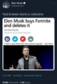 Elon realizes how much of a meme he is. [5]