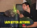 Activating lazer!