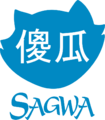 A version of Lamont's Sagwa logo, as seen on the Sagwa's Booty Tumblr account.