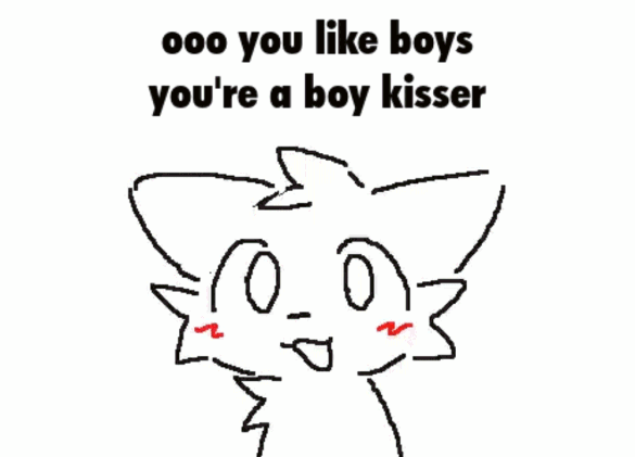 File:Boykisser vs chainsaw.gif