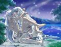 During the Series Inuyasha and Sesshomaru develope an intimate Relationship to each other