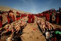 Victims of a 2010 earthquake in Chinkistan. (archive)