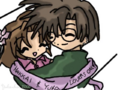 "Nyaa~ I'm so tired now. X3Hakkai/Yuka. Something like a Friends Only banner on lj."