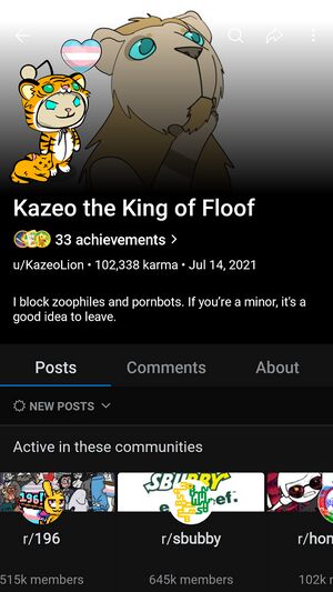 KazeoLion Reddit account.jpg