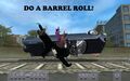 You know, a barrel roll really isn't always the best option.