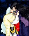 Sesshomaru and Naraku fight each other