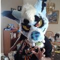 Vex's older fursuit. She sold this one, so that means some lucky bastard now owns a piece of murderer memorabilia.