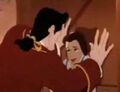 Gaston about to do what he does best with Belle.