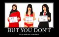 Feminist demotivational poster.