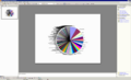 Powerpoint can be used to make pie charts.