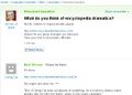 What do Yahoo Answers users think of ED?