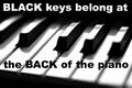 The efforts of the KKK have kept pianos segregated to this day.