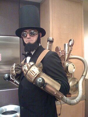 Steampunk Abe Lincoln 2008.jpg