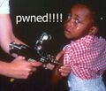 A child nigger got pwned