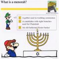 Mario converts to Judaism.