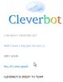 Cleverbot is credit to team!