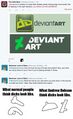 Raging against the DeviantArt "phallic" logo.