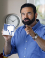 BILLY MAYS HERE WITH THE FIRST EVER DISLIKE BUTTON