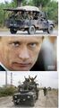 Putin does Russian reversal on Georgian Land Rover