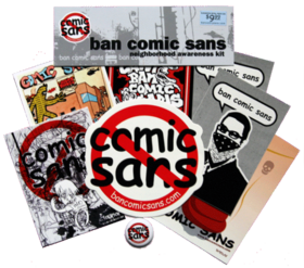 Anti-Comic Sans propaganda.