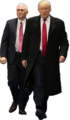 Trump and Pence on a stroll