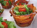 Bacon bowls, for the masochistic vegan!