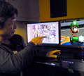 Luigi even scares Shigeru Miyamoto